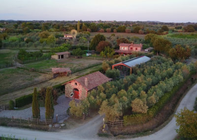 Vista aerea di Pian De' Somari